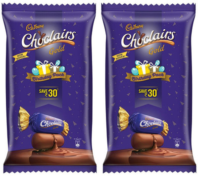 

Cadbury Choclairs Gold (115 Candies), 713 gm (Pack of 2) Truffles(Pack of 2, 1426 g)