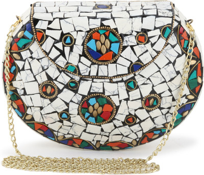 

Voila Party Multicolor Clutch