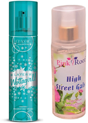 

Pink Root HIGH STREET GIRLS MIST WITH LAYER'R WOTTAGIRL! FANTASY(Set of 2)