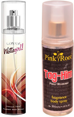 

Pink Root TAG-HIM MIST WITH LAYER'R WOTTAGIRL! VANILLA TWIST(Set of 2)