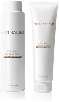 

Oriflame Sweden Optimals Even Out Cleansing Foam & Clarifying Toner set(Set of 2)