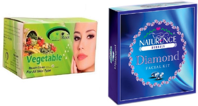 

Pink Root VEGETABLE BLEACH 250G WITH NATURENCE DIAMOND KIT 15G(Set of 2)