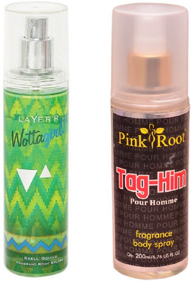 

Pink Root TAG-HIM MIST WITH LAYER'R WOTTAGIRL! SPELL BOUND(Set of 2)