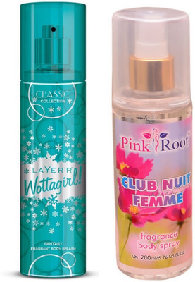 

Pink Root CLUB NUIT FEMME MIST WITH LAYER'R WOTTAGIRL! FANTASY(Set of 2)