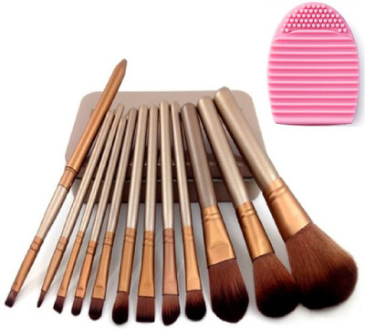 

Yoana Naked3 Makeup Brush Set With Brush Cleaning Tool(Set of 13)