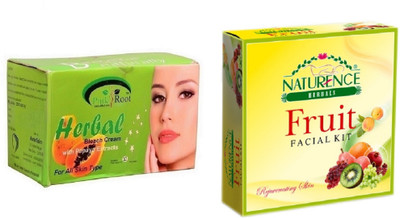 

Pink Root HERBAL BLEACH 250G WITH NATURENCE FRUIT KIT 15G(Set of 2)