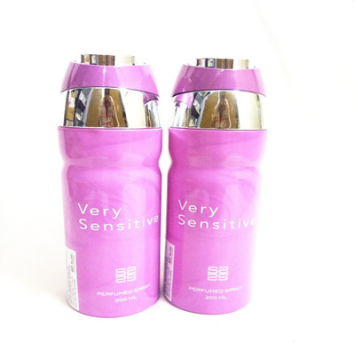 

ARQUS VERY SENSITIVE Perfume Body Spray - For Women(400 ml, Pack of 2)