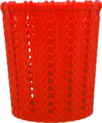 

AASA 1 Compartments plastic pen stand(Red)
