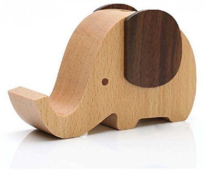 

INDIANHANDICRAFTHUB 3 Compartments Wooden Pen Stand(Brown)
