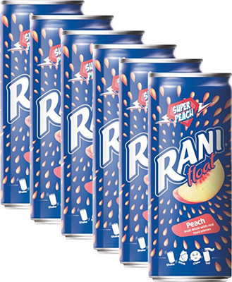 

RANI Float Peach Drink, 240 ml (Pack of 6)(6 x 40 ml)