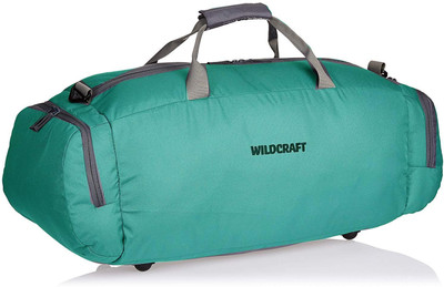 

Wiki by Wildcraft Sleek Medium : Wildcraft : green Duffel Strolley Bag(Green)
