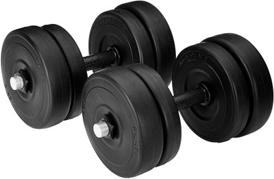 

Neulife 10kg Adjustable Dumbbell(10 kg), Black