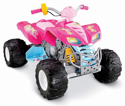

Khelkhilonenx Barbie Kawasaki KFX Scooter Battery Operated Ride On(Pink)