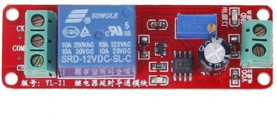 

Robocraze Ne555 DC12V Digital Delay Timer Relay Switch Adjustable 0 To 10 Seconds KG093 Electronic Components Electronic Hobby Kit