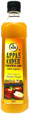 

N2B APPLE CIDER VINEGAR FOR HEALTH MANAGEMENT ORGANIC UNPASTEURIZED UNFILTERED & RAW 750ml Apple Cider Vinegar(UNFLAOURED Flavored)