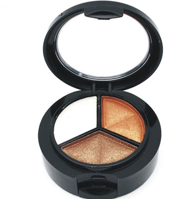 

Imported 3 Colors Eyeshadow Natural Smoky Makeup Cosmetic Eye Shadow Palette with brush and mirror Set - Shade 03 3.8 ml(MULTICOLOR)