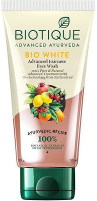 

BIOTIQUE BIO Biotique White Advanced Fairness Face Wash, 150ml Face Wash(150 ml)