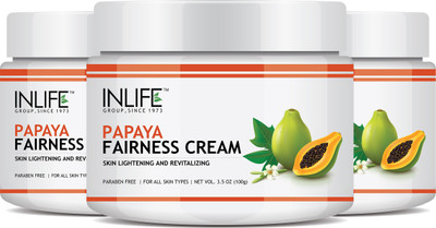 

Inlife Natural Papaya Fairness Cream (3-Pack)(100 g)