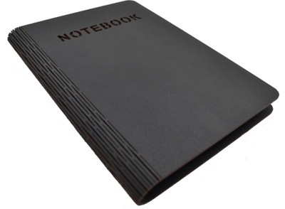 

Aureum Wooden Notebook Cover(Black & Brown)(Set Of 1, Brown)