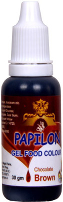 

Papilon Concentrated Gel Food Colour : DARK CHOCOLATE BROWN 30GM Brown(30 g)