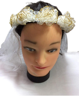 New Arihant Traders New Arihant Traders- Tiara/Crown for Girls & Women Head Band, Hair Band, Hair Accessory Set(White)