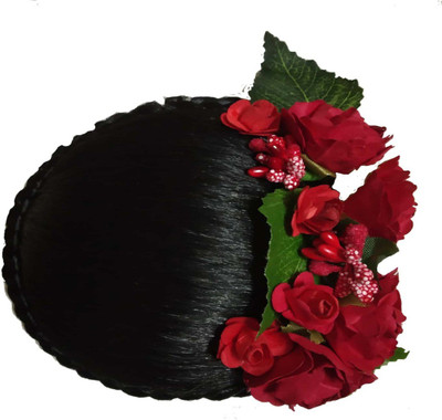 

AsmiE Hair Bun Bun(Red, Gold, Multicolor)