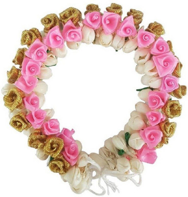 

INAAYA Hair Gajra, Hair Bun Making Hair Accessories For Women And Girls Wedding And Party Wear Hair Gajra Hair Accessory Set(Multicolor)