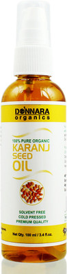 

Donnara Organics Premium Karanj Seed oil- 100% Pure & Natural(100 ml) Hair Oil(100 ml)