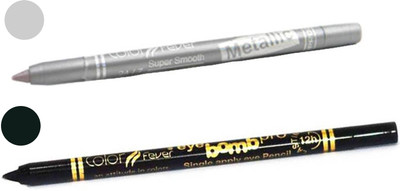 

Color Fever shocking color kajal(silver, black)