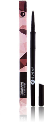 

Sugar Twist And Shout Fadeproof Kajal - 01 Back Velvet(Black, 0.35 g)