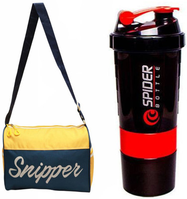 

Snipper Combo of Yellow Tomy bag and Red Spider Shaker. Gym & Fitness Kit