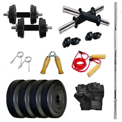 

WOLPHY 8 KG HOME GYM SET WITH 3 FT STRAIGHT ROD Home Gym Kit