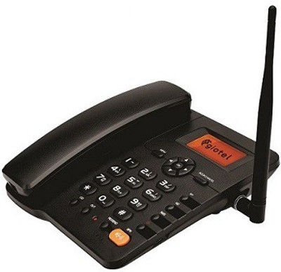 

GIOTEL G2 Dual SIM Fixed Wireless Phone Cordless Landline Phone(Black)