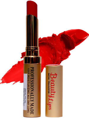 

THE LOOKS Non Transfer Matte Beauty Lips with Velvet texture(Indian Red)