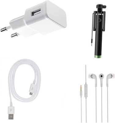 DAKRON Wall Charger Accessory Combo for Motorola Droid Razr(White)