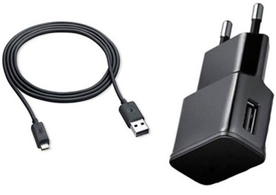 DAKRON Wall Charger Accessory Combo for Micromax Spark 4G Prime(Black)