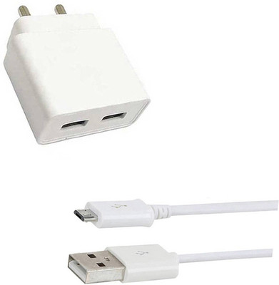 DAKRON Wall Charger Accessory Combo for Asus Zenfone 4 Selfie Dual Camera(White)