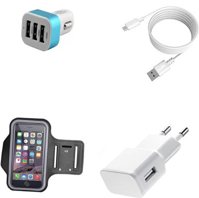 SARVIN Wall Charger Accessory Combo for Xiaomi Redmi Note 5 Pro(White)