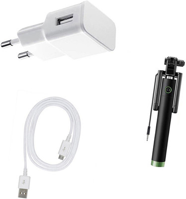 DAKRON Wall Charger Accessory Combo for Motorola Droid Razr(White)