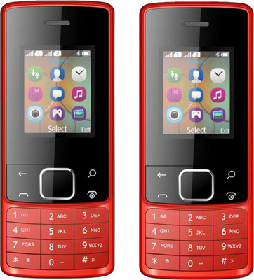 

I Kall K20 New Combo of Two Mobiles(Red)