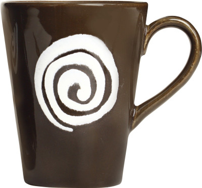 

caffeine CK-TEM1012-BS/11-B/1 Ceramic Mug(400 ml), Brown
