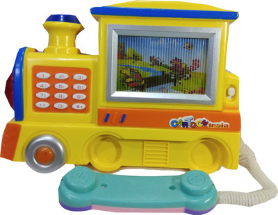 

lifestylesection SCROLL SIGHT MUSICAL TELEPHONE FOR KIDS(Multicolor)
