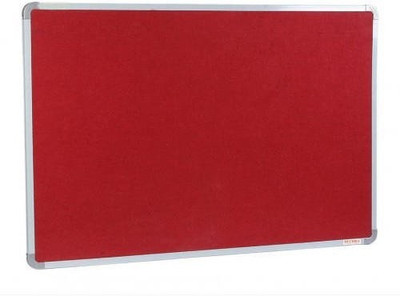 

JUSTO HIGH QUALITY 2X2 RED NOTICE BOARDS LIGHT WEIGHT ALUMINIUM FRAME JRB001 NOTICE BOARD Bulletin Board(RED)