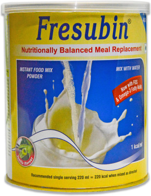 

FRESENIUS KABI Fresubin Nutritionally Balanced Meal Replacement Instant Food Mix Diet Powder, 400g Whey Protein(400 g, Vanilla)