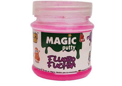 

KidsLab Magic Putty Fluoro Fuschia 100gms Pink Putty Toy