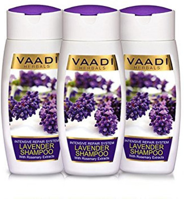 

Vaadi Herbals Lavender Shampoo with Rosemary Extract (110 ml x 3)(110 ml)