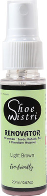 Shoe Mistri Shoe Renovator Miniature (Light Brown) Shiner(Suede, Nubuck, Synthetic Leather, Leather, Velour, Nylon, Brown)