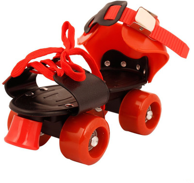 

Azone Shoe Racer Quad Roller Skates - Size 16-22 UK(Red), Red;black
