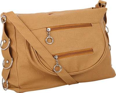 

XASIO Lite Women Casual Brown PU Sling Bag