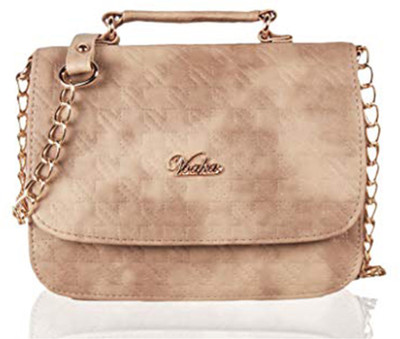 

VOAKA Women Evening/Party, Casual, Formal, Sports White PU Sling Bag
